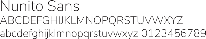 Font - Nunito Sans