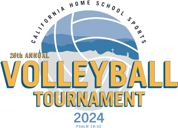 California Home School Sport Volleyball Tournament 2024 logo
