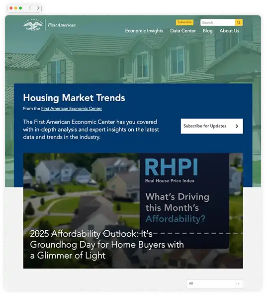 Econ Center - Housing Market Blog