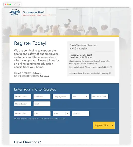 FirstAmTrust - Marketing Automation