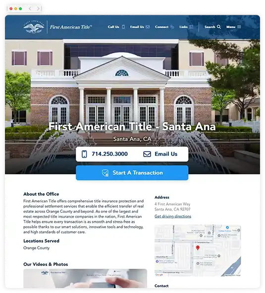 FirstAm Title - Local Title 2x