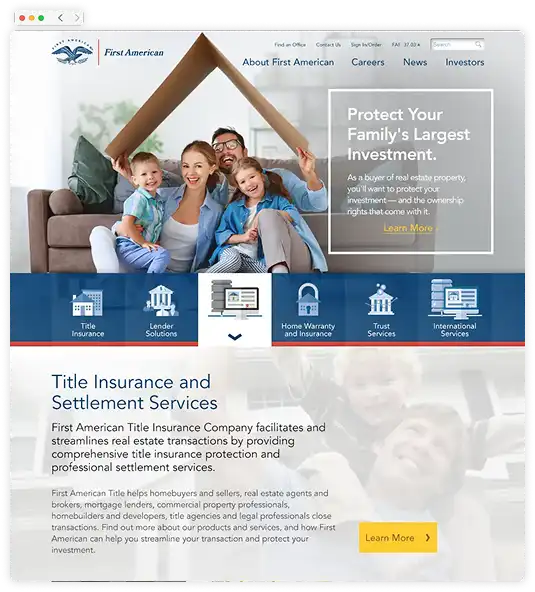 FirstAm.com - Brand Revisions 5x
